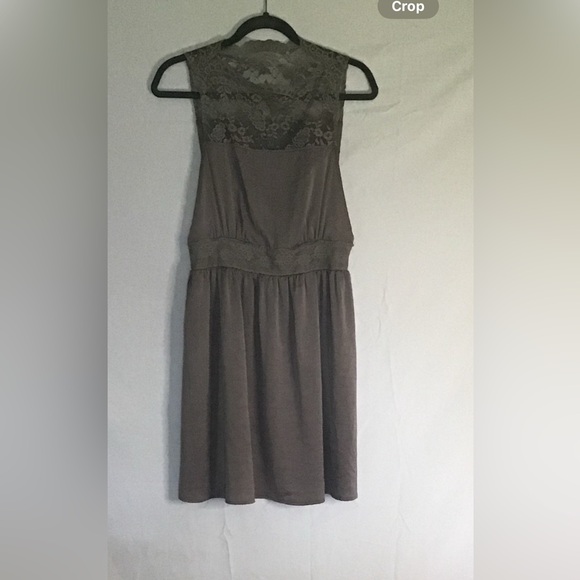 Free People Gray Sleeveless Sundress Crew Neck - Picture 1 of 1